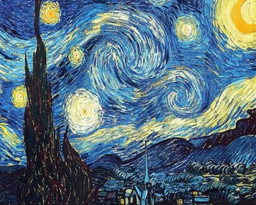 Sayılarla Boyama Hobi Seti 40x50 cm -Vincent Van Gogh -Ünlü Eserleri