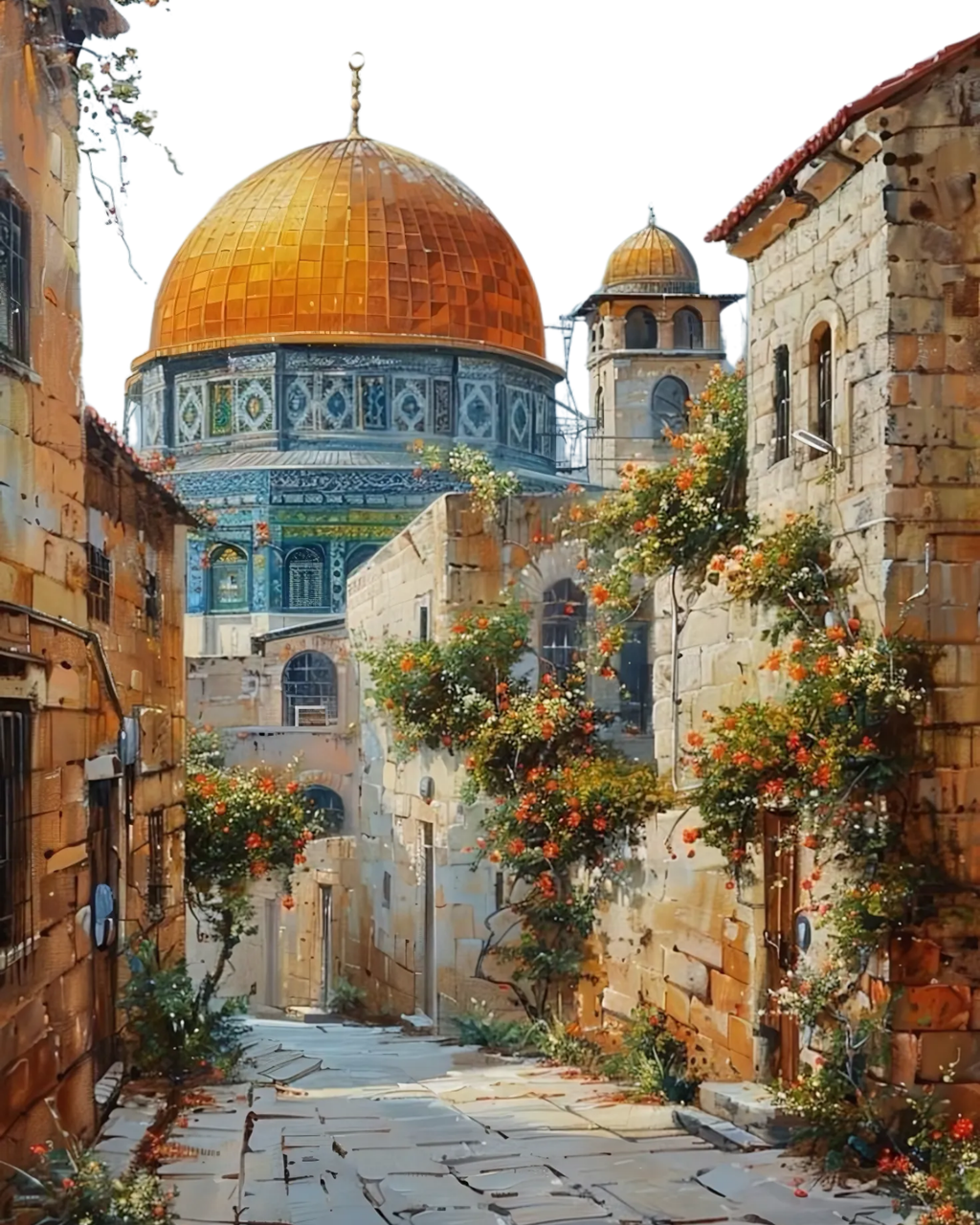 Sayılarla Boyama Hobi Seti 40x50 cm -İslami Eserler