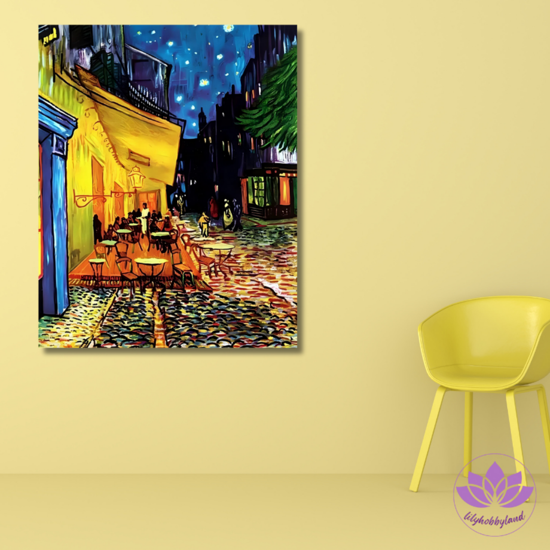 Sayılarla Boyama Hobi Seti 40x50 cm -Vincent Van Gogh -Ünlü Eserleri