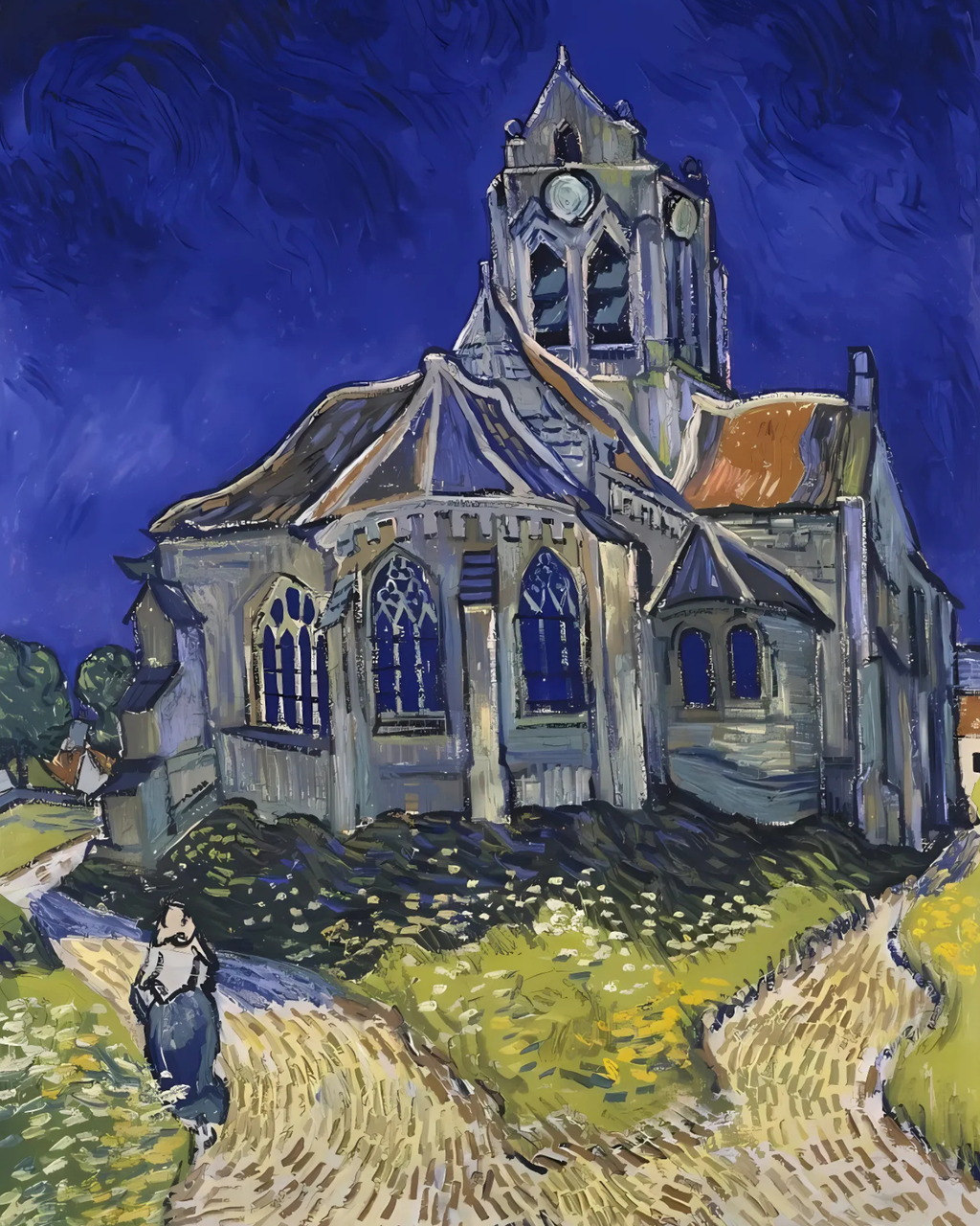 Sayılarla Boyama Hobi Seti 40x50 cm -Vincent Van Gogh -Ünlü Eserleri