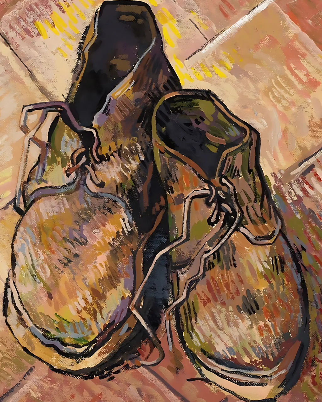 Sayılarla Boyama Hobi Seti 40x50 cm -Vincent Van Gogh -Ünlü Eserleri