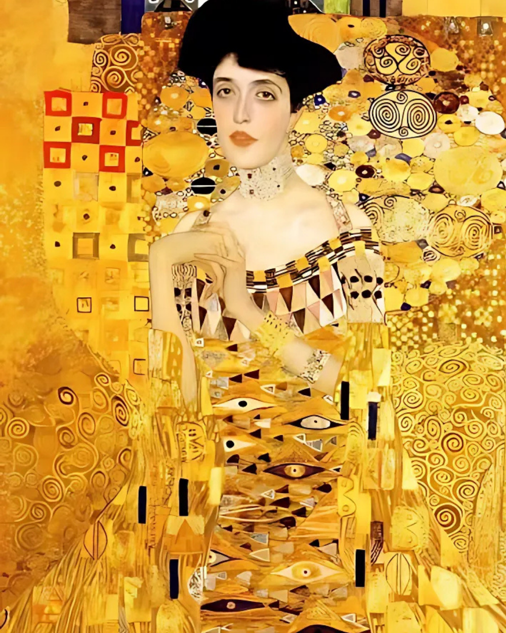 Sayılarla Boyama Hobi Seti 40x50 cm -Gustav Klimt-Ünlü Eserleri