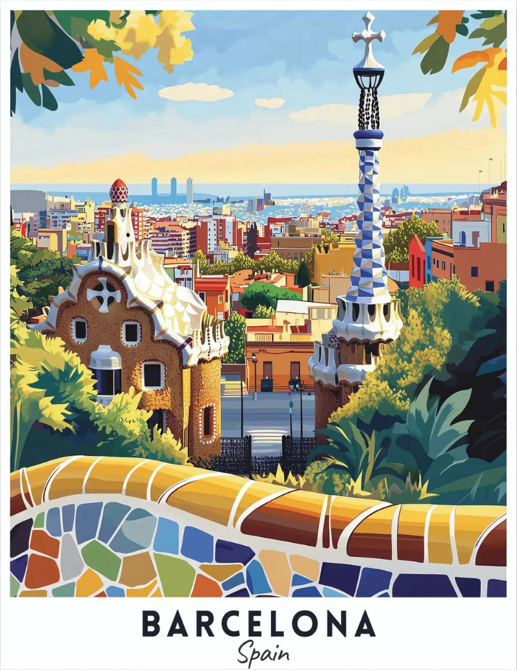 Sayılarla Boyama Hobi Seti 40x50 cm -Başkentler Serisi