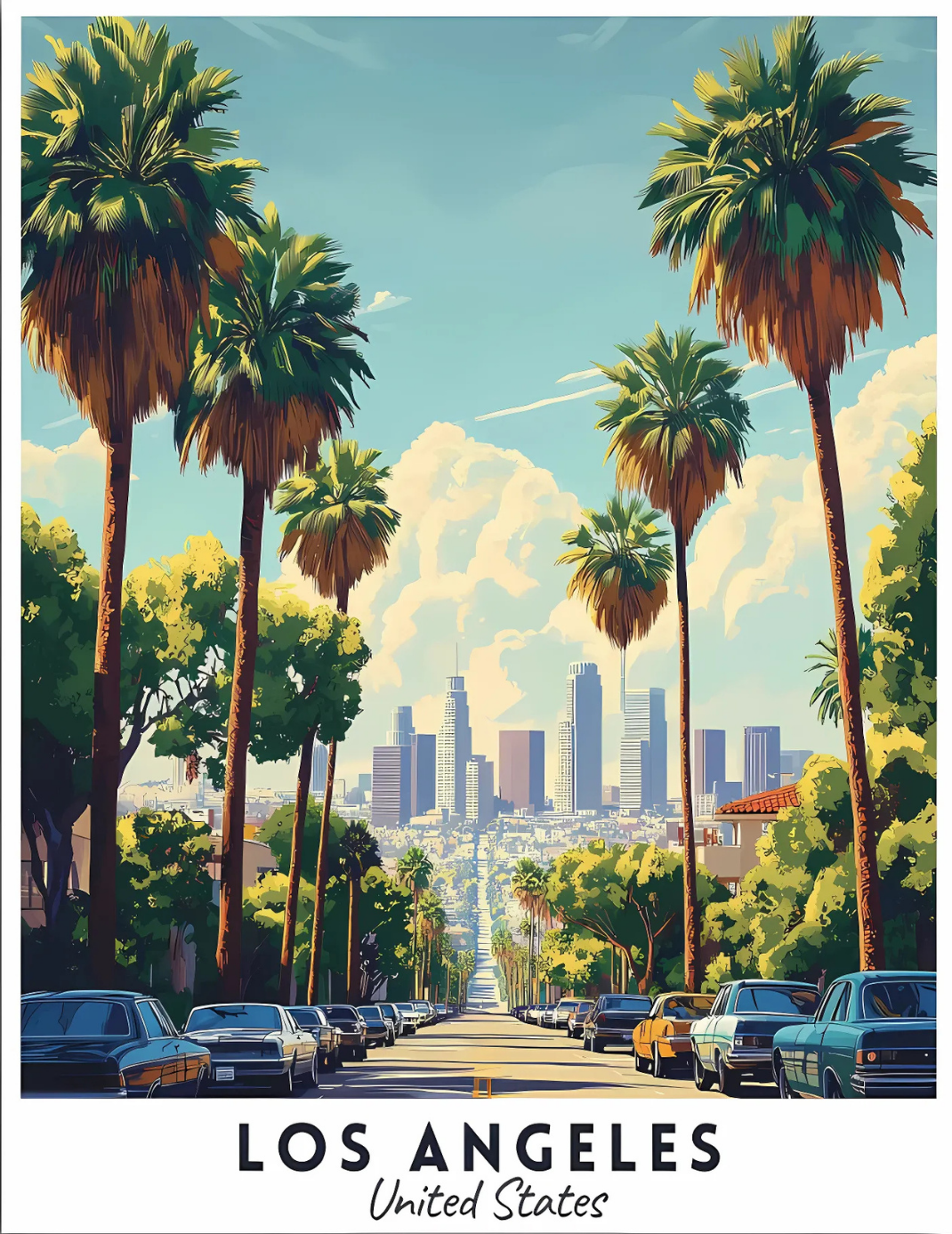 Sayılarla Boyama Hobi Seti 40x50 cm -Başkentler Serisi