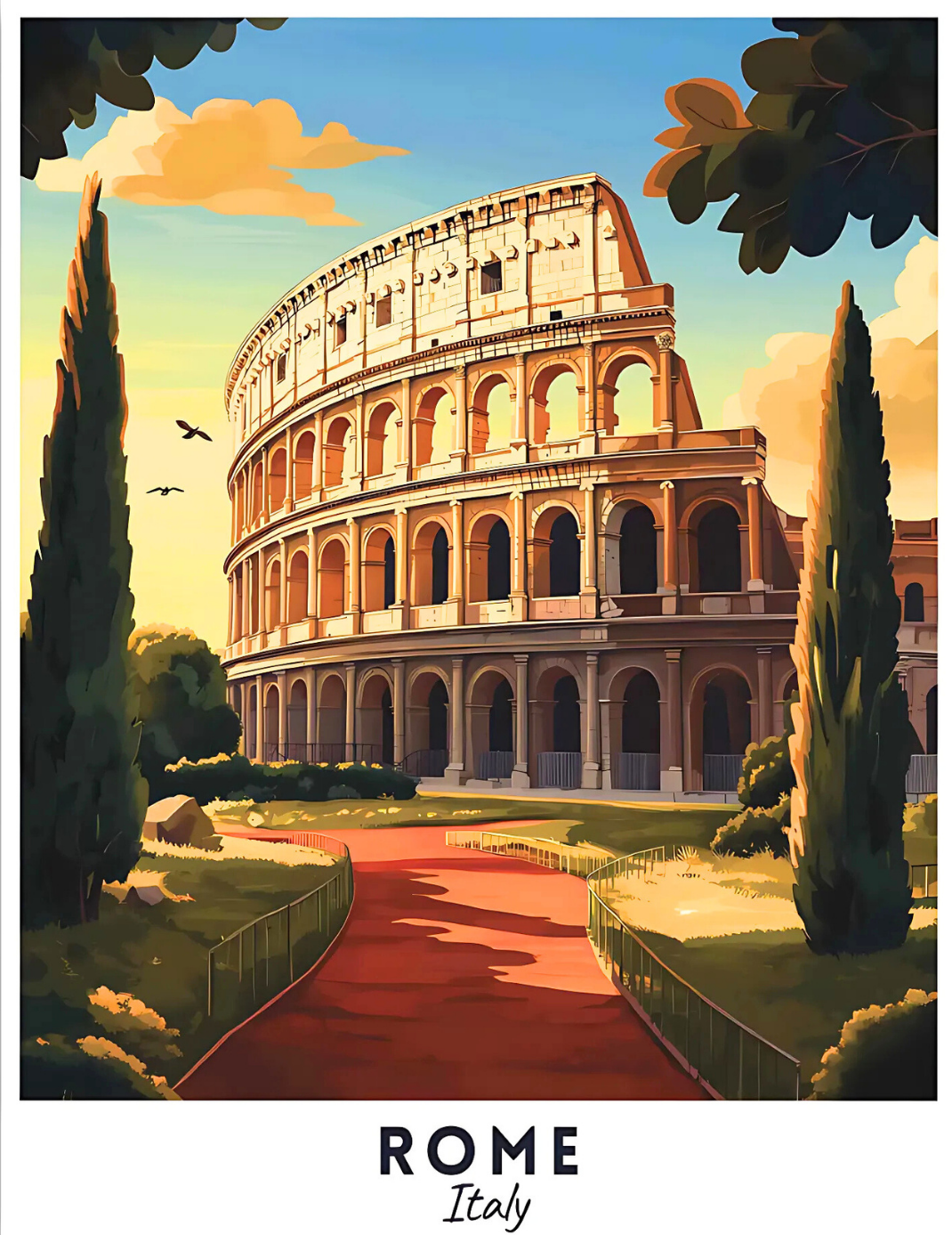 Sayılarla Boyama Hobi Seti 40x50 cm -Başkentler Serisi