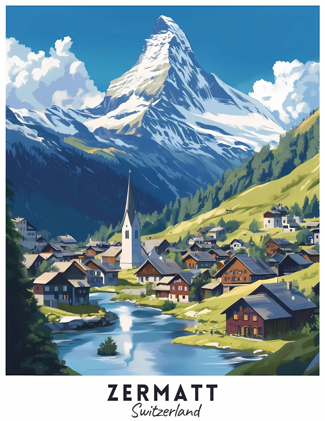 Sayılarla Boyama Hobi Seti 40x50 cm -Başkentler Serisi