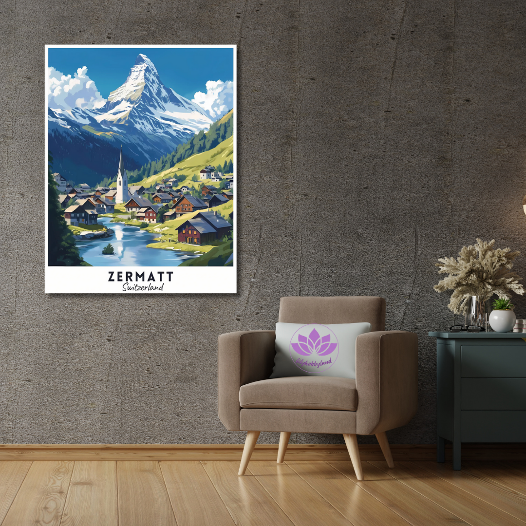 Sayılarla Boyama Hobi Seti 40x50 cm -Başkentler Serisi