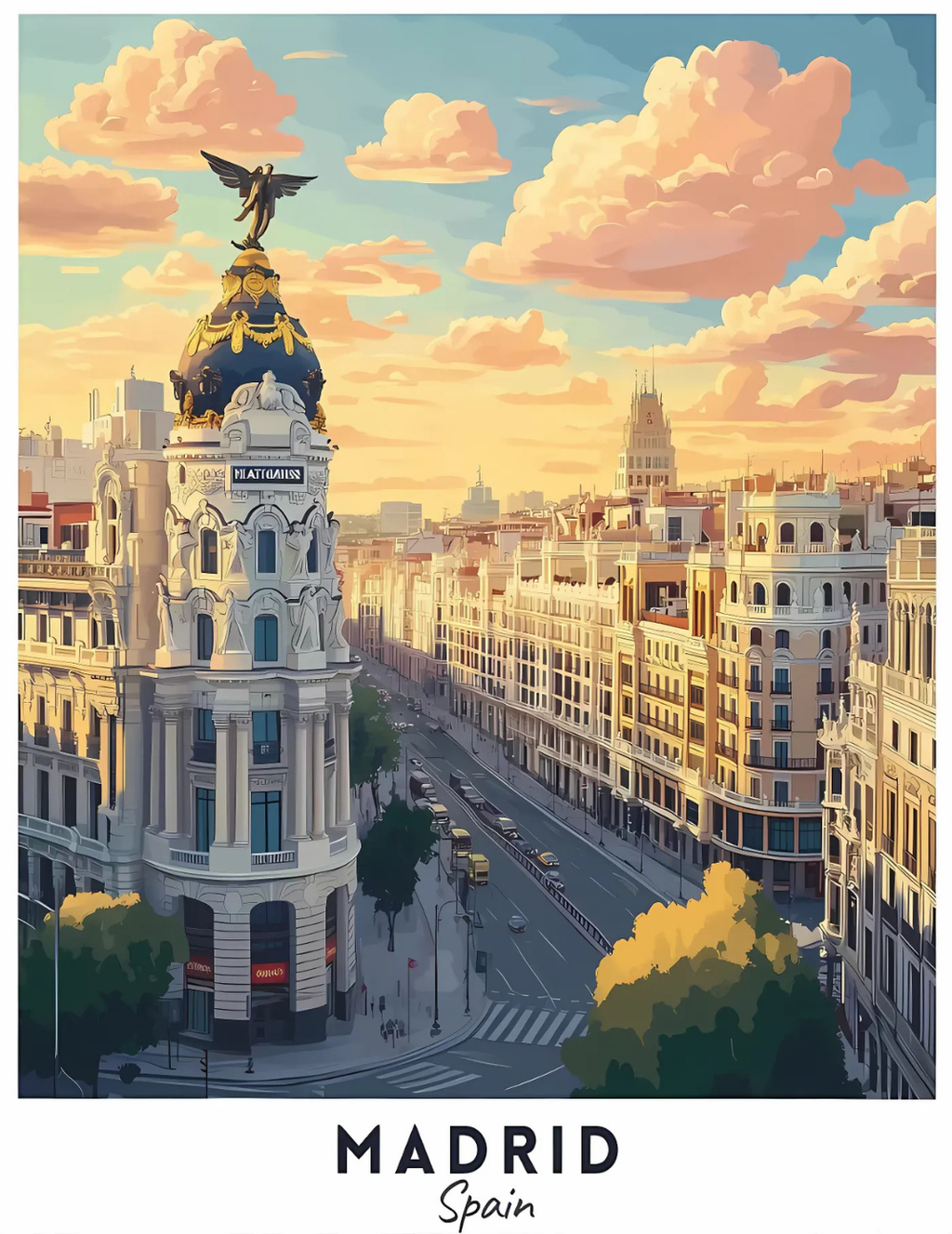 Sayılarla Boyama Hobi Seti 40x50 cm -Başkentler Serisi