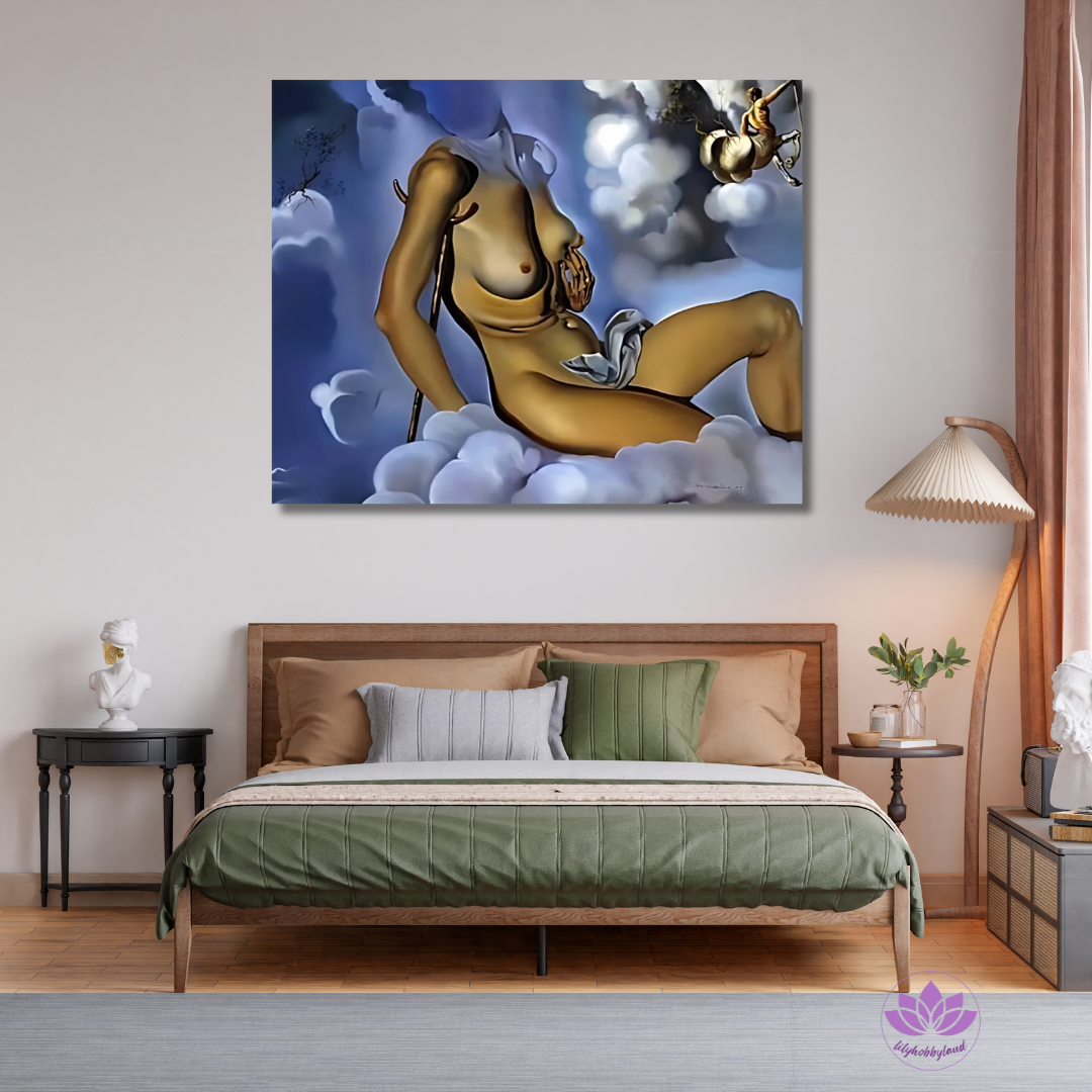 Sayılarla Boyama Hobi Seti 40x50 cm -Salvador Dalí -Ünlü Eserleri