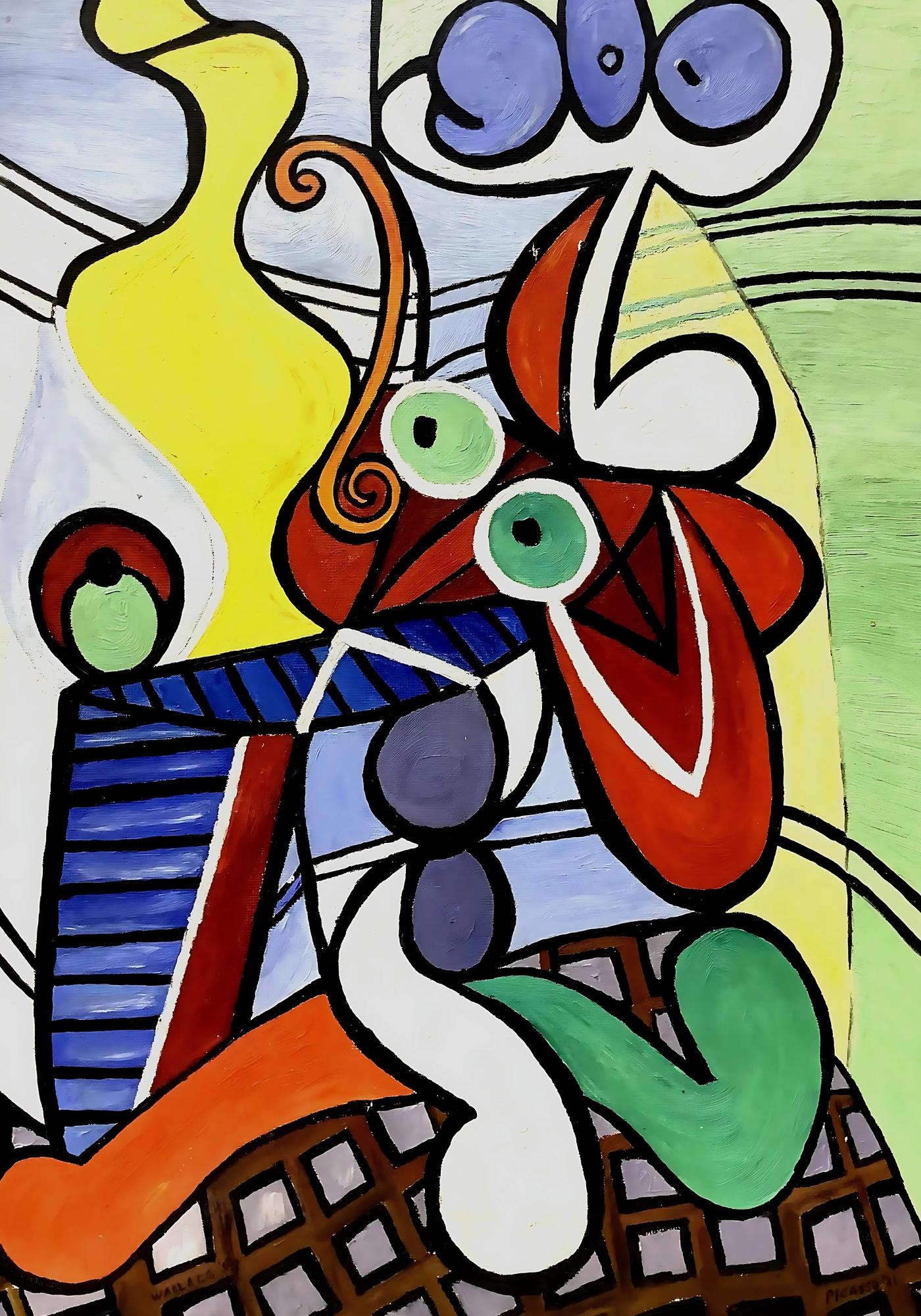 Sayılarla Boyama Hobi Seti 35x50 cm -Pablo Picasso -Ünlü Eserleri