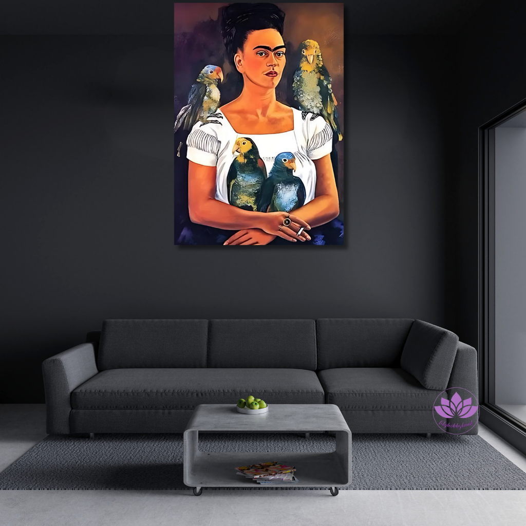 Sayılarla Boyama Hobi Seti 35x50 cm -Frida Kahlo -Ünlü Eserleri