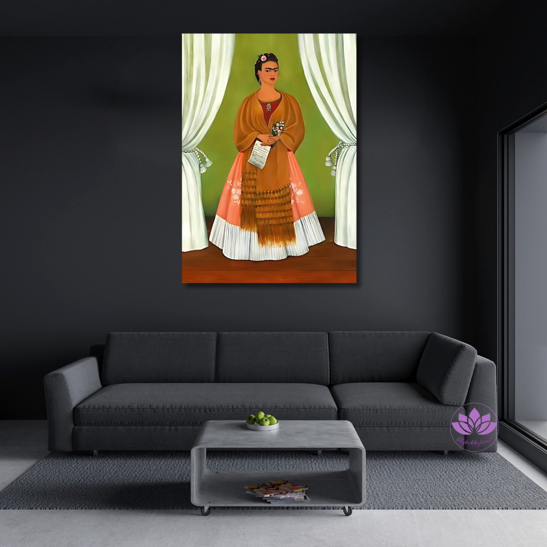 Sayılarla Boyama Hobi Seti 35x50 cm -Frida Kahlo -Ünlü Eserleri