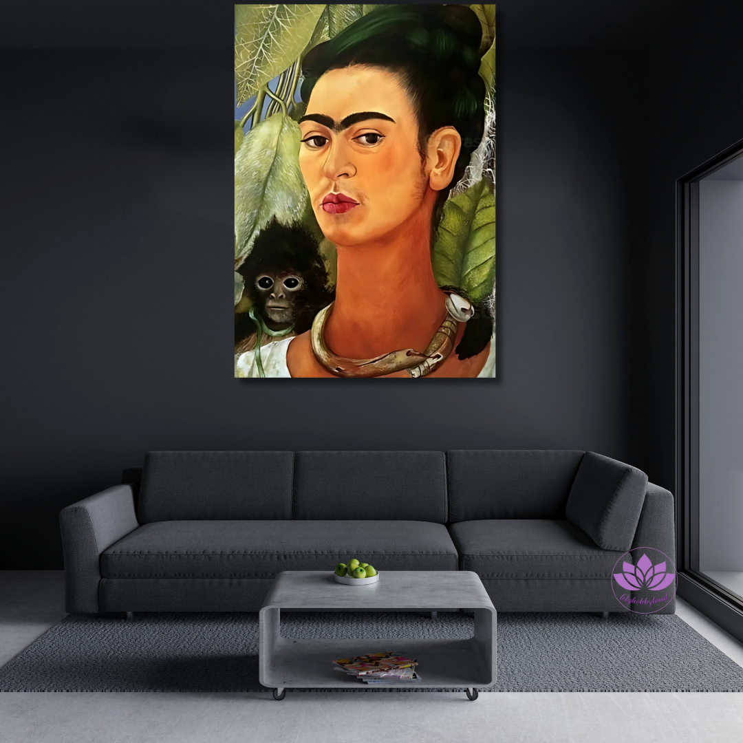 Sayılarla Boyama Hobi Seti 35x50 cm -Frida Kahlo -Ünlü Eserleri