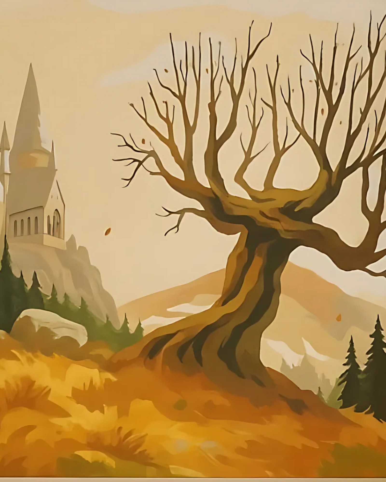 Sayılarla Boyama Hobi Seti 40x50 cm -Filim Tabloları