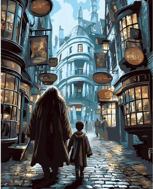 Sayılarla Boyama Hobi Seti 40x50 cm -Filim Tabloları