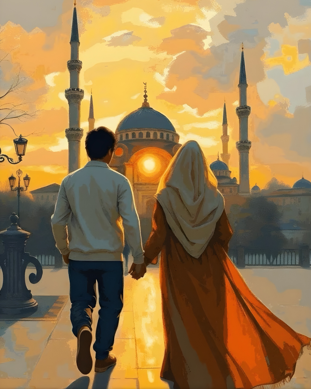 Sayılarla Boyama Hobi Seti 40x50 cm -İslami Eserler