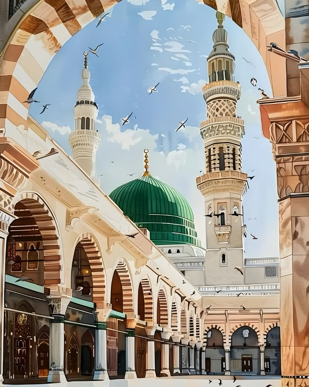 Sayılarla Boyama Hobi Seti 40x50 cm -İslami Eserler