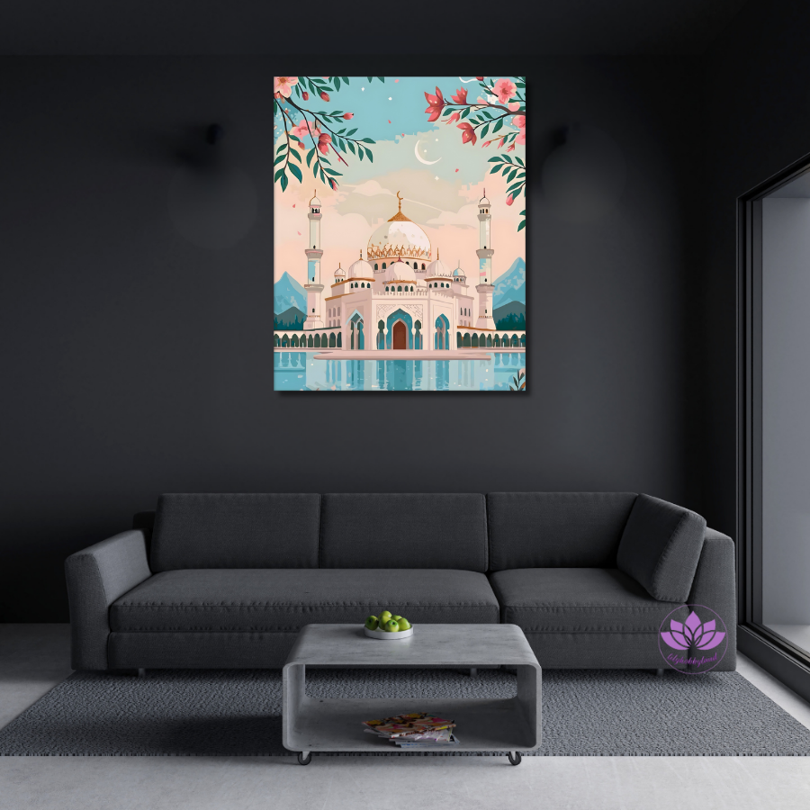 Sayılarla Boyama Hobi Seti 40x50 cm -İslami Eserler