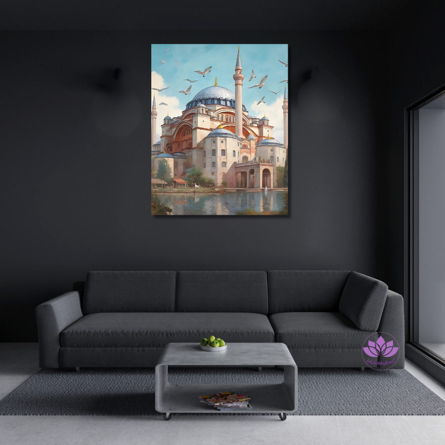 Sayılarla Boyama Hobi Seti 40x50 cm -İslami Eserler